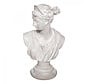 Statue Décorative Diane - 17x12x30cm - Blanc