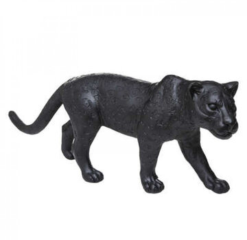 Atmosphera créateur d'intérieur Leopard Figurine - 70x18x28cm - Black