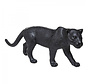 Leopard Figurine - 70x18x28cm - Black