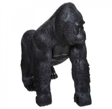 Atmosphera créateur d'intérieur Gorilla Figurine - 22x38x35cm - Black