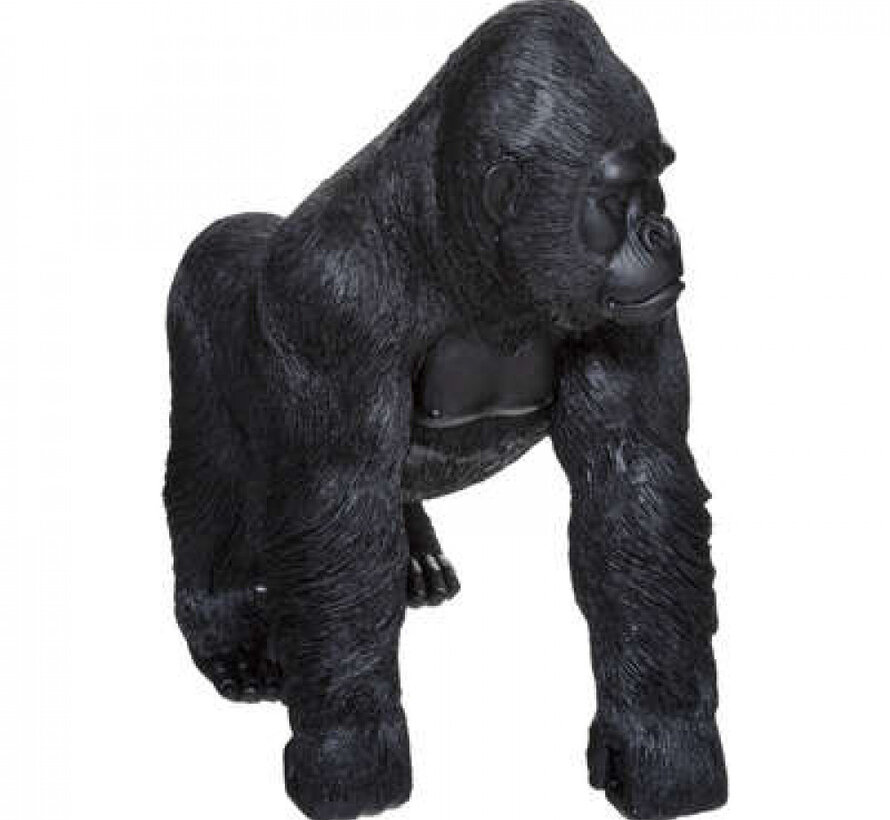 Gorilla Figurine - 22x38x35cm - Black
