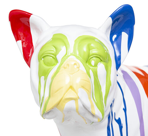 Atmosphera créateur d'intérieur Dog Figurine - Bulldog - Colorful