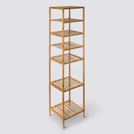 Organized Grandeur: King Bamboo's Stylish Storage Racks for Royal Organization