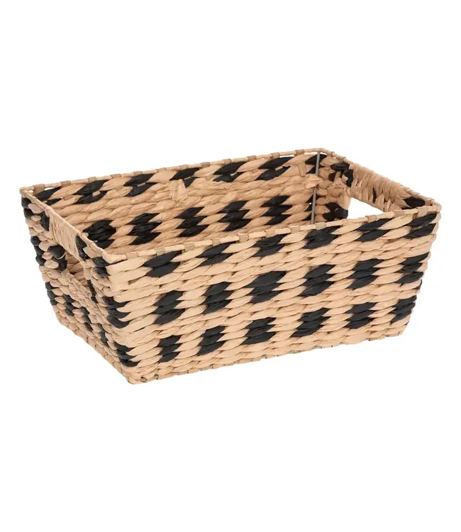 Opbergmanden - Set van 3  - Naturel/Zwart