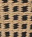 Vierkante Opbergmand - Set van 2 - Naturel/Zwart