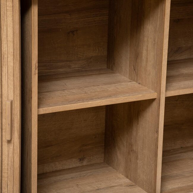 Sideboard with 2 Doors - 140x80cm - Oak effect