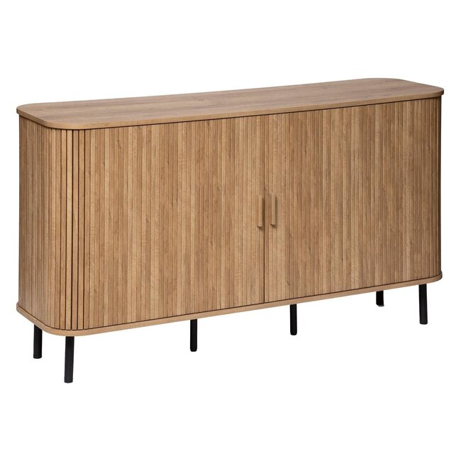 Sideboard with 2 Doors - 140x80cm - Oak effect