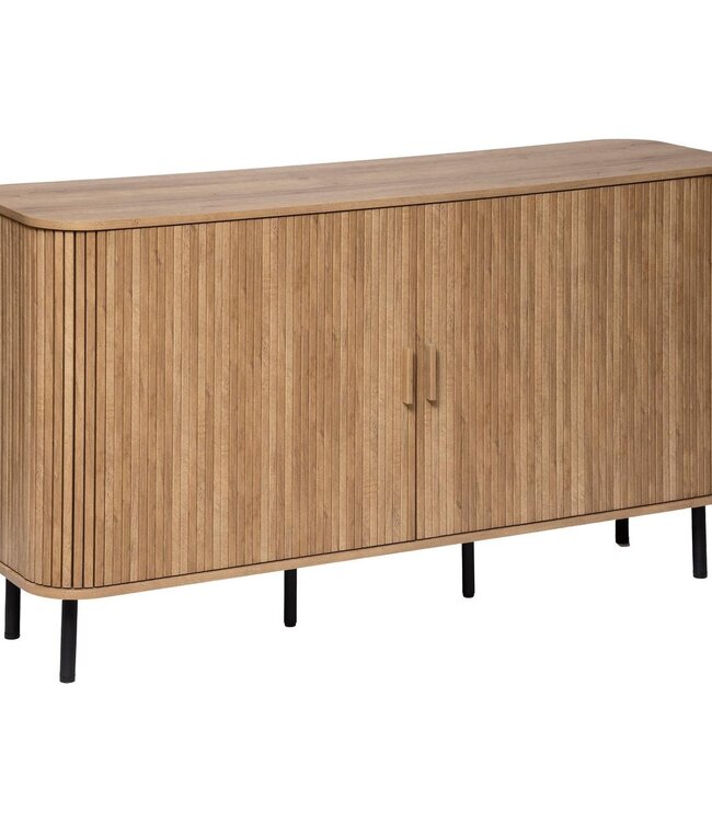 Dressoir met 2 Deuren - 140x80cm - Eikeneffect