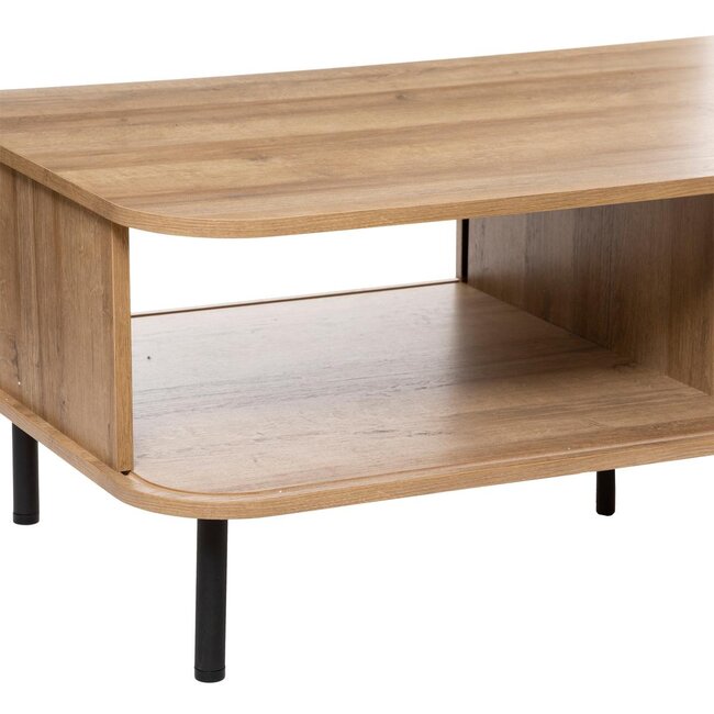 Salontafel met 2 Deuren - 120x60cm - Eikeneffect
