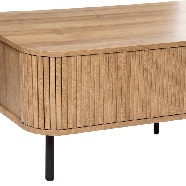 Salontafel met 2 Deuren - 120x60cm - Eikeneffect