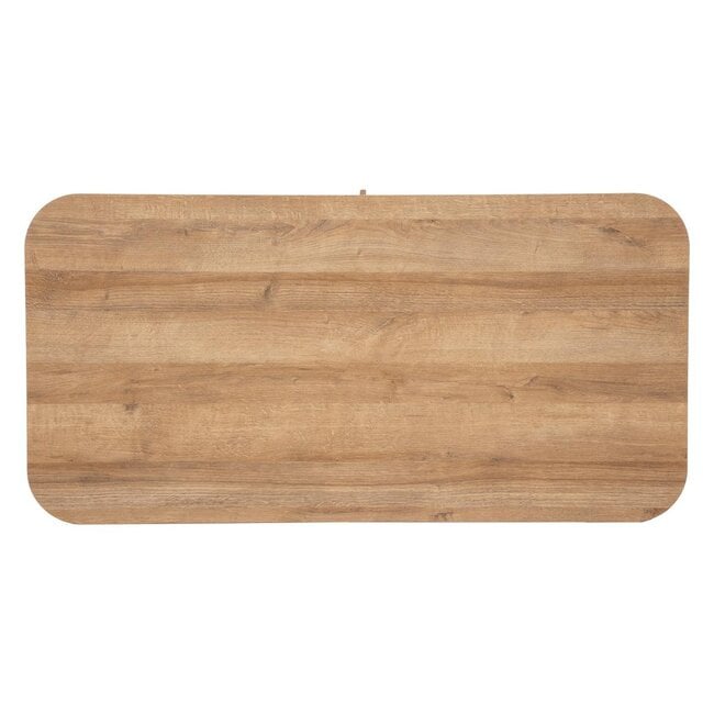 Atmosphera Coffee table with 2 Doors - 120x60cm - Oak effect