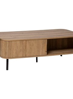 Atmosphera créateur d'intérieur Coffee table with 2 Doors - 120x60cm - Oak effect