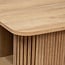 Atmosphera Veneer bar table - 120x60x102cm - Wood effect
