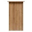 Atmosphera Veneer bar table - 120x60x102cm - Wood effect