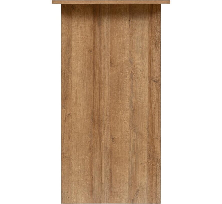 Table de bar en placage - 120x60x102cm - Effet bois