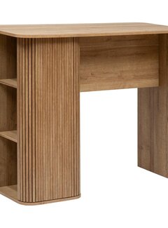 Atmosphera créateur d'intérieur Veneer bar table - 120x60x102cm - Wood effect