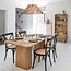 Atmosphera Dining table in Veneer - 180x90x75cm - Wood effect