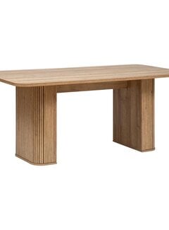 Atmosphera créateur d'intérieur Dining table in Veneer - 180x90x75cm - Wood effect