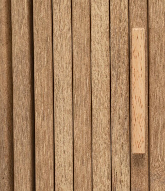 Wandtafel met 2 Deuren - 100x35x80cm - Eikeneffect