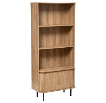 Atmosphera créateur d'intérieur Boekenkast met 2 Deuren en 3 Planken - H180cm - Eikeneffect