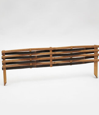 Koning Bamboe Tuinhek - 20x100cm - Geweven Bamboestrips