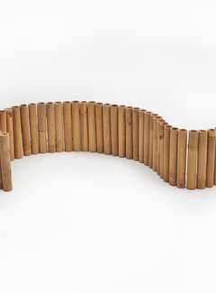 Bamboona Bordure en Rouleau Flexible - 30x200cm - Bambou Clair