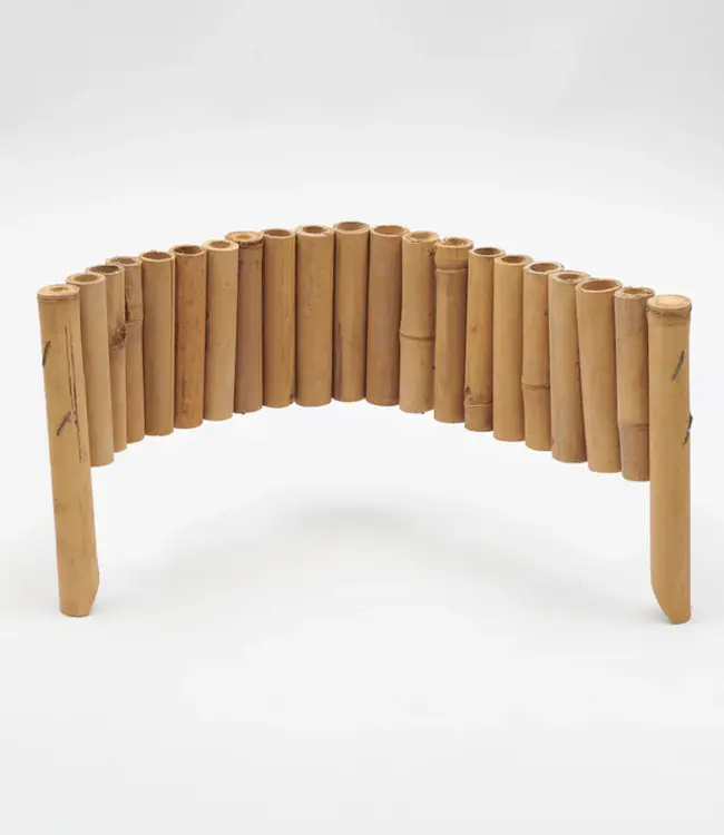 Flexible Lawn Edging - 20x90cm - Light Bamboo