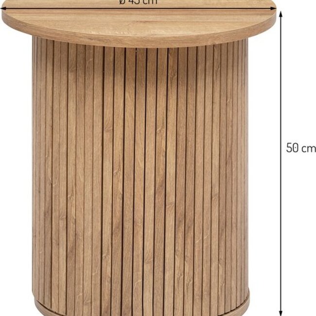 Round Coffee Table - Different Sizes - Wood Effect