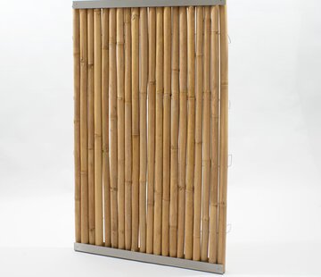 Bamboona Bamboo Screen with Frame - Apes - Stainless Steel