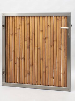 Koning Bamboe Bamboo Gate - Vista - Stainless Steel - Natural