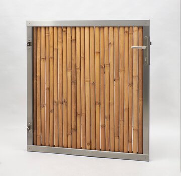 Koning Bamboe Bamboo Gate - Vista - Stainless Steel - Natural