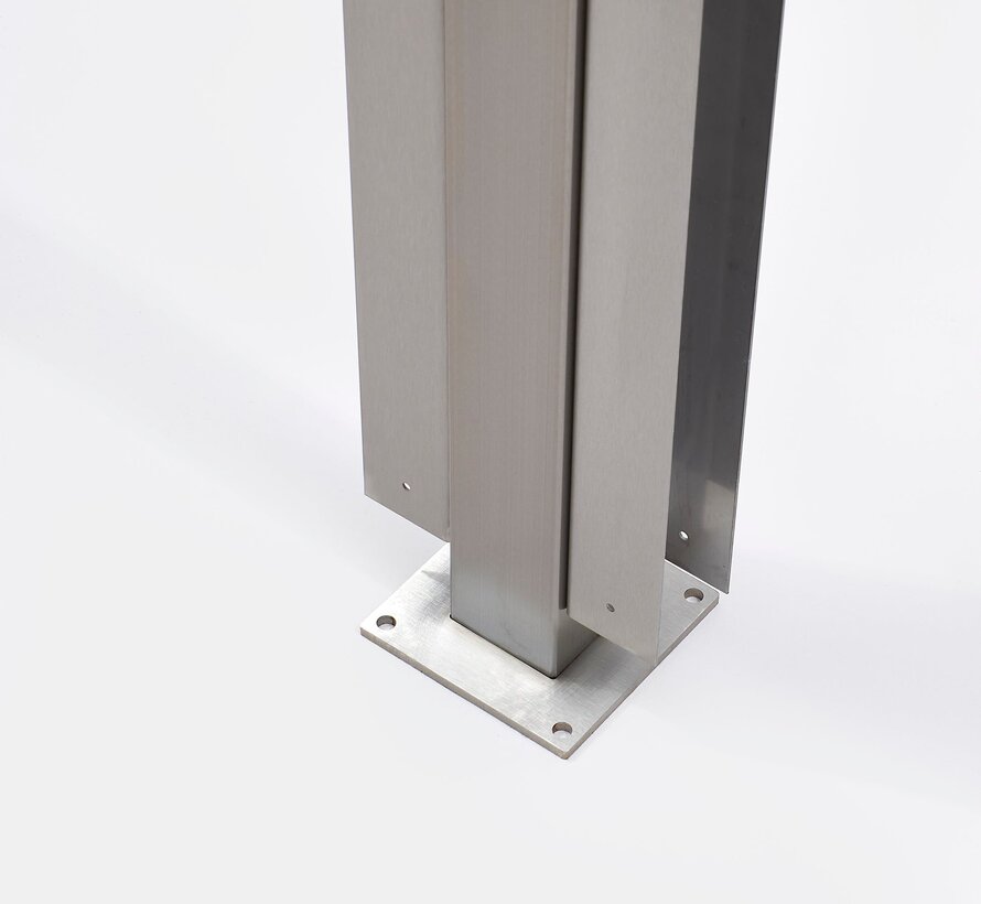 Stainless Steel Center Post - Pre-mounted Frame - Nexus