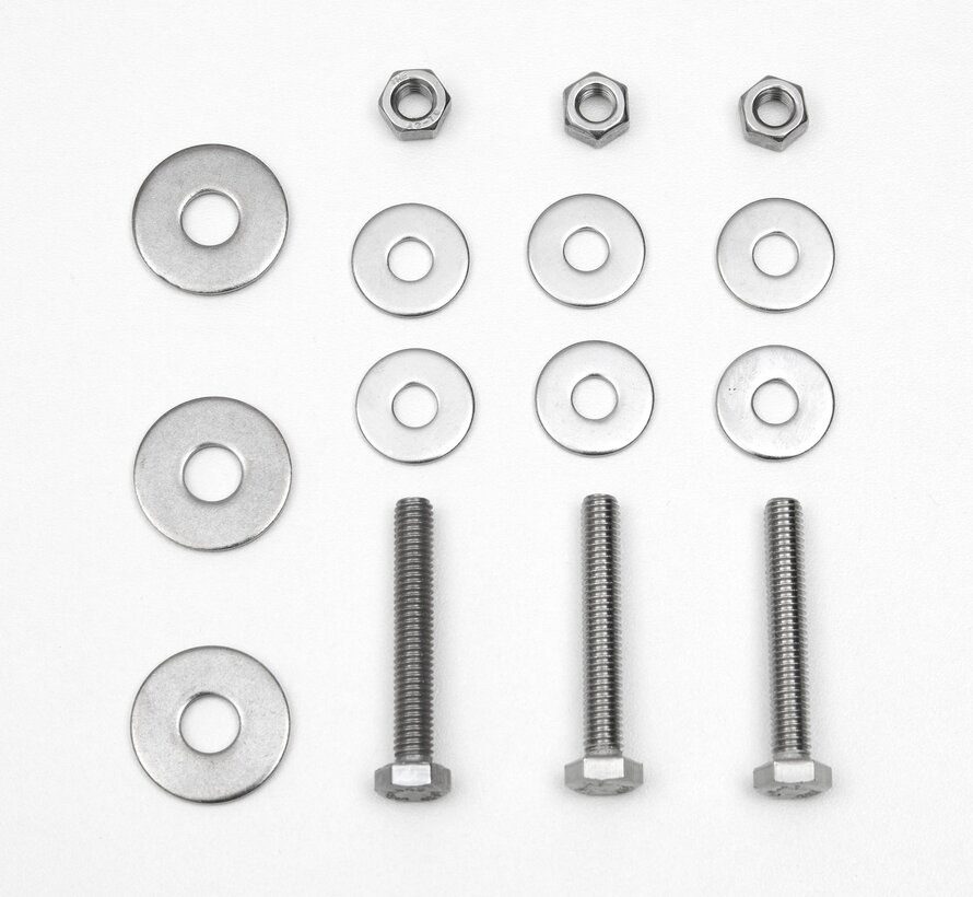 Mounting Set for Mounting Rail - Stainless Steel - Everest