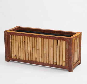 Koning Bamboe Bamboo Raised Planter - Elio - Light