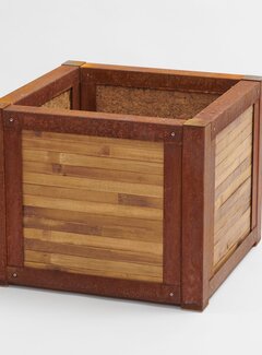 Koning Bamboe Bamboo Raised Planter with Slatted Base - Nova - Light