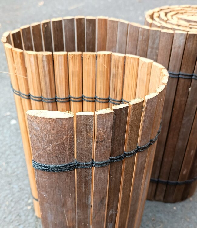 Bamboo Roll Border - Bamboo Roll - 30x200cm - Dark