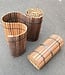 Koning Bamboe Bamboo Roll Border - Bamboo Roll - 200 cm - Dark