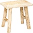 Side Seat Stool - Teak Wood - Beige