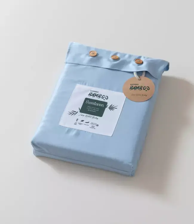 Bamboe Dekbedovertrek - Premium - Blauw