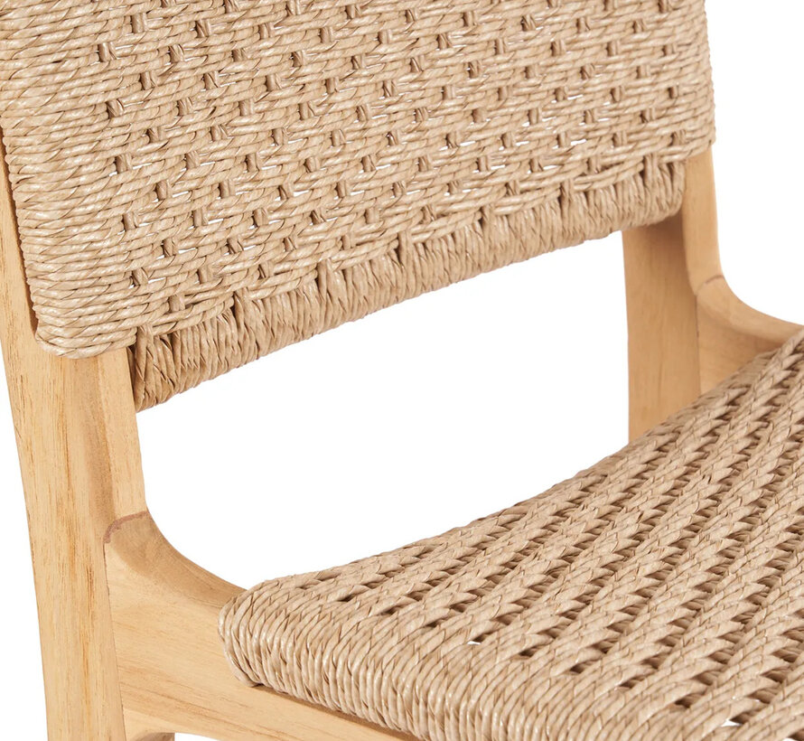 Meno Bar Stool - Teak - Outdoor - Natural