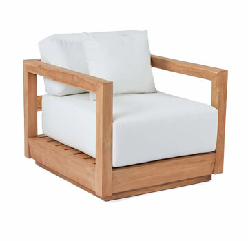 Bazar Bizar The Umalas One-seater Sofa - Outdoor - Natural/White