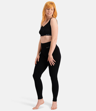 Bamboo Basics Dames Naadloze Leggings - Claire - 1-Pack - Zwart