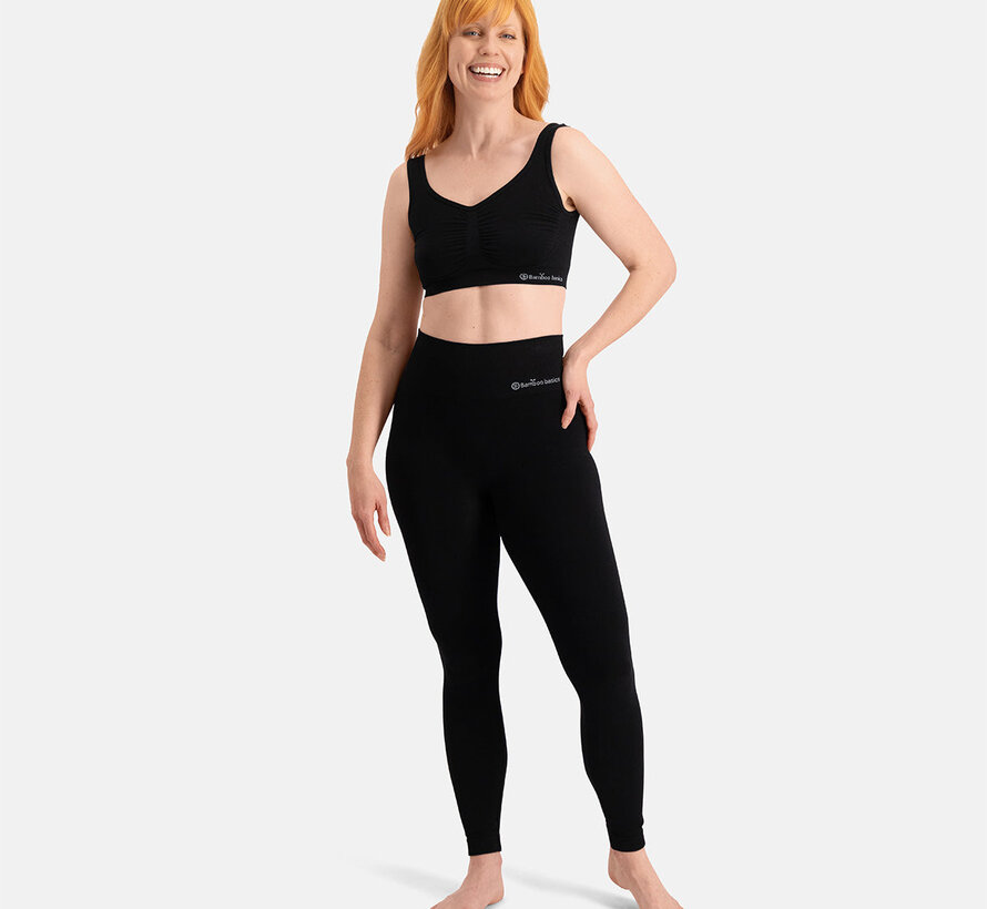 Leggings sans couture pour femmes - Claire - Paquet de 1 - Noir