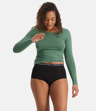 Bamboo Basics Women's Knitted Hipsters - Ivy - 2-Pack