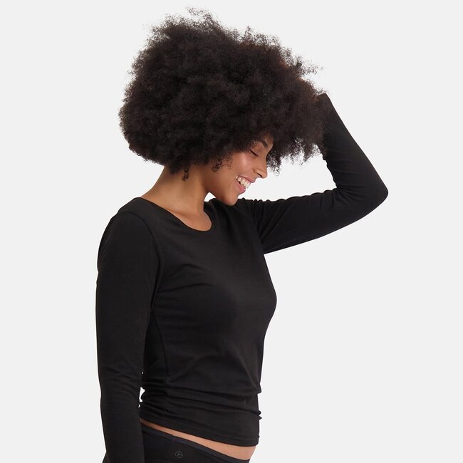 Bamboo Basics Lara Langarmshirts - Weiß, 2er-Pack