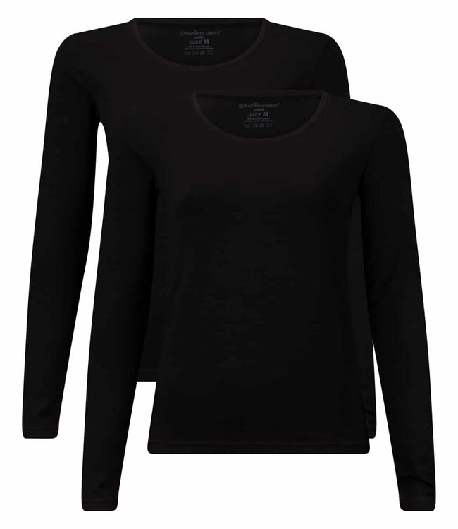 T-shirts 2-pack Lara – Long Sleeve Bamboo