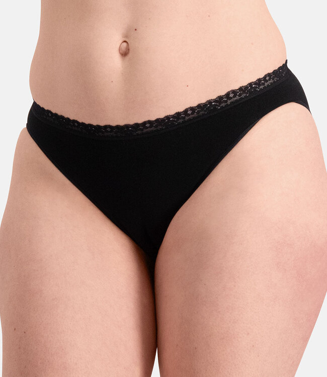 Women's Seamless Briefs with Lace - Lucy - 3-Pack