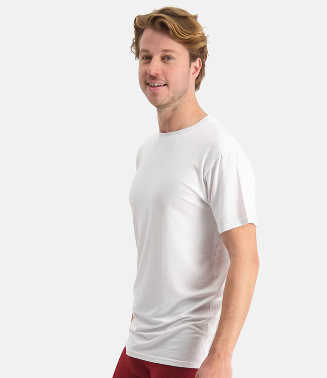 Men's Knitted T-Shirt with Round Neck - Ray - 2-Pack