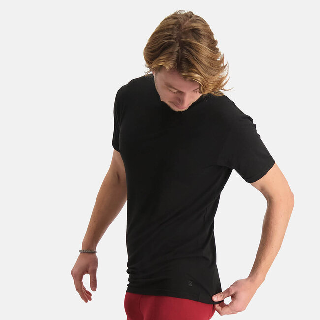 Men's Knitted T-Shirt with Round Neck - Ray - 2-Pack