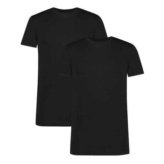 Heren Gebreid T-Shirt met Ronde Hals - Ray - 2-Pack